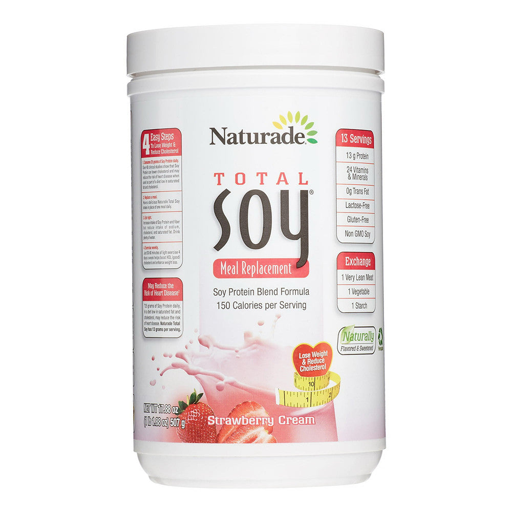Naturade Total Soy All Natural Meal Replacement Strawberry Creme - 17.88 Oz